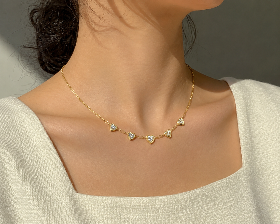 Arvlux Heart Paperclip Necklace: Ultimate Luxury